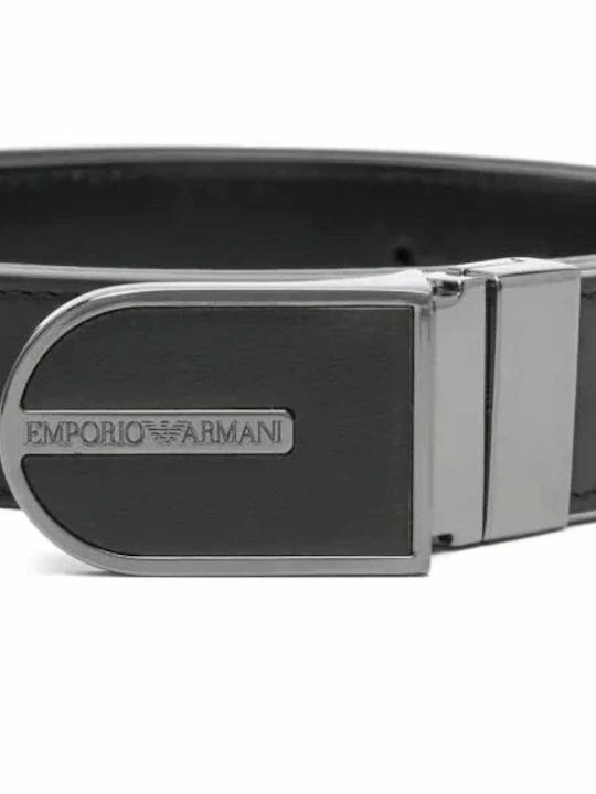 Herren Gürtel Leder Schwarz
