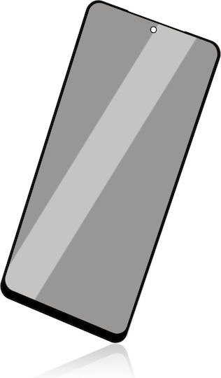 Naxius Privacy Tempered Glass Black (Redmi Note 12S)