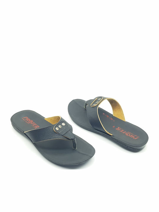 Herrensandalen in Schwarz Farbe