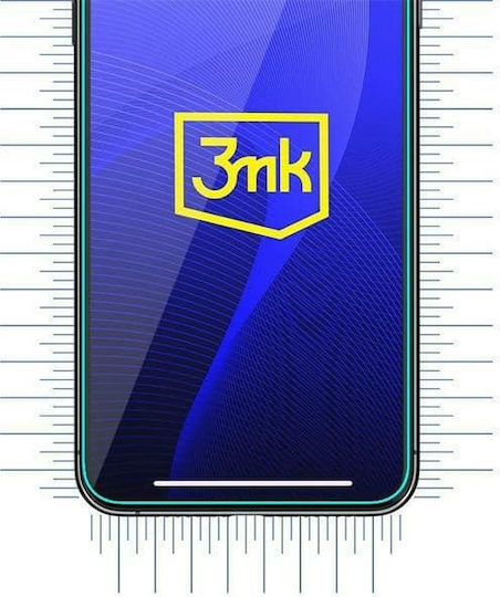 3MK FlexibleGlass Керамично Закалено Стъкло Full Glue Антибактериално (iPhone 17 Pro / 16 Pro / 17)