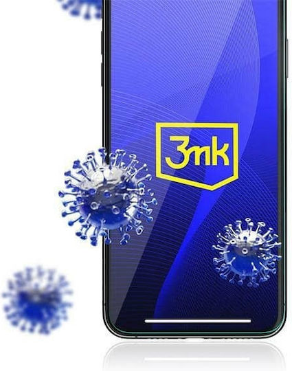 3MK FlexibleGlass Керамично Закалено Стъкло Full Glue Антибактериално (iPhone 17 Pro / 16 Pro / 17)
