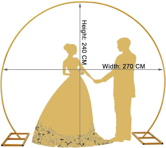 Arc de Baloane 2.4 M x 2.7 M Suport Metal Bază Pătrat 2 Sacose Greutate Accesorii pentru Balene Banda pentru Baloane Accesorii pentru Petreceri Decoratiuni