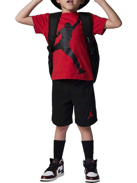 Kids' Set with Shorts Summer 2pcs Red JUMPMAN