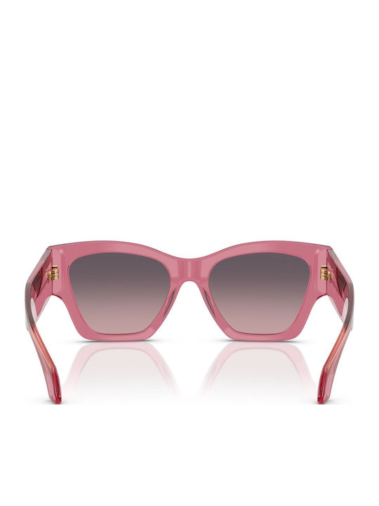 Damen Sonnenbrille mit Rosa Kunststoff Gestell und Rosa Verlaufsfarbe Linse