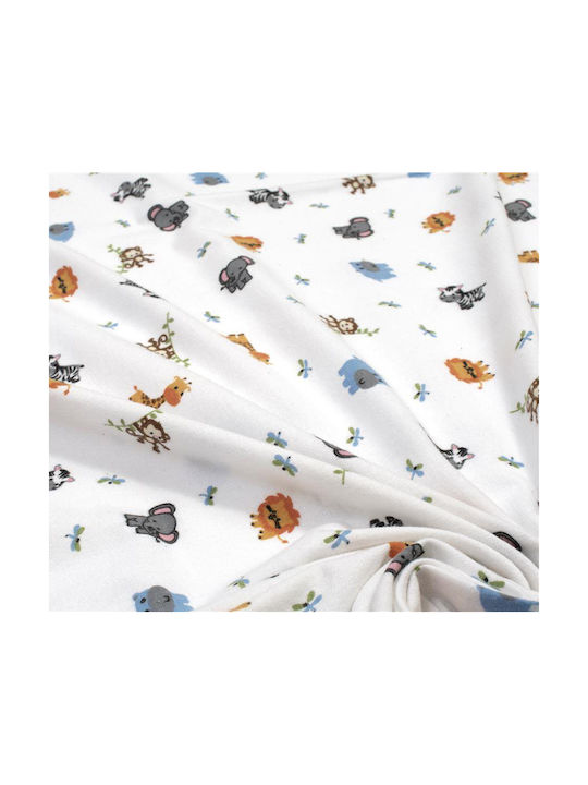 Dimcol Kids Duvet Cover Single Cotton White 160x240cm