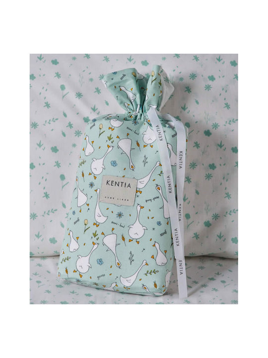 Kentia Nils Set Kids Duvet Cover Single with Pillowcase Cotton Green 165x245cm