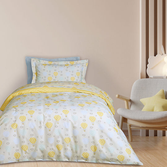 Das Home Комплект Детски Плик за Завивка Единичен с Калъфка Light Blue 160x240бр