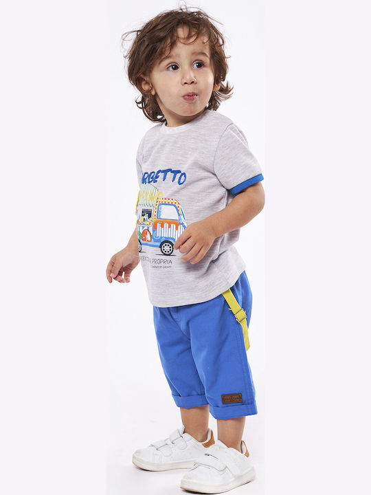 Kids' Set with Shorts Summer 2pcs Gray