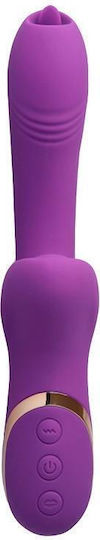 Langloys Leto Vibrator Iepurele 22.1cm Violet