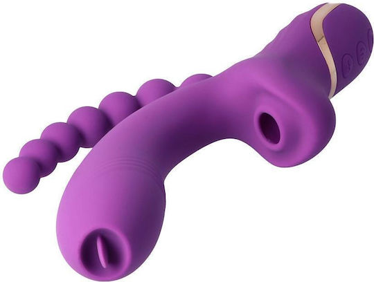 Langloys Leto Vibrator Iepurele 22.1cm Violet