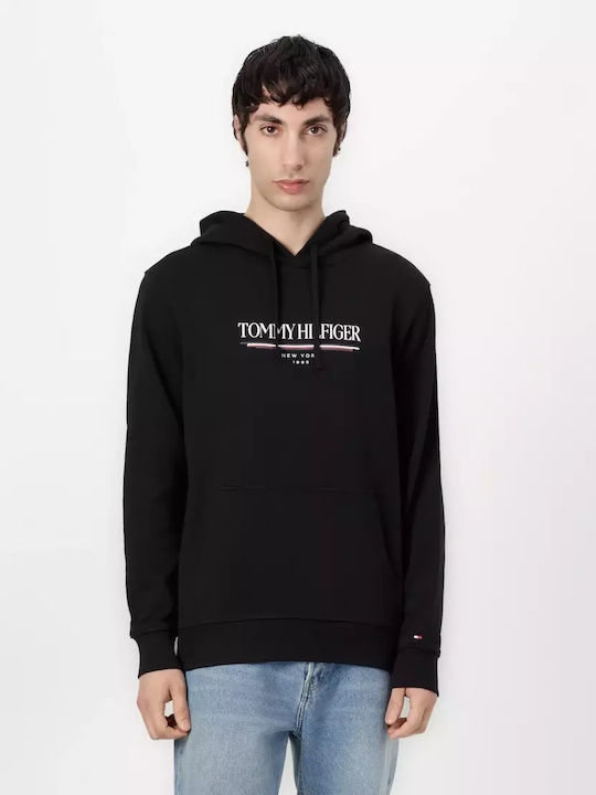 Sweatshirt with Hood Black