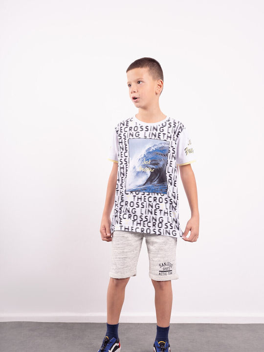 Kinder-Set mit Shorts Sommer 2Stück White