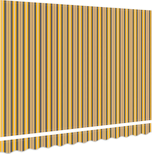 vidaXL Markisenstoff Mehrfarbig 2x2.5m