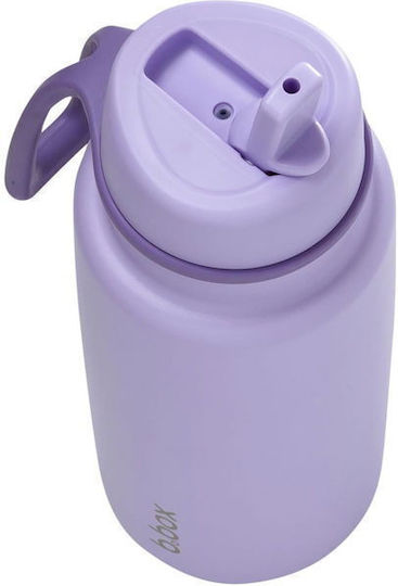 B.Box Flasche Thermosflasche Rostfreier Stahl 1lt Straw