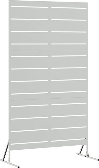 vidaXL Raumteiler Metall mit 1 Paneel 100x180cm