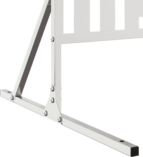 vidaXL Separator De Cameră Metalic 100x180cm