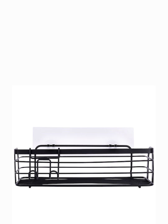 Vilde Επιτοίχια Ραφιέρα Μπάνιου Μεταλλική 29.5x10.5x8cm Ροζ