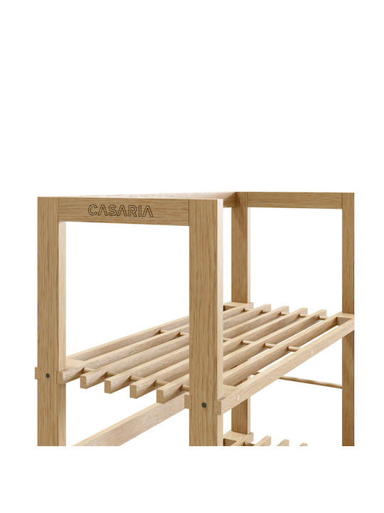 Casaria Rafturi de baie Raft Baie Lemn 136x58x27cm
