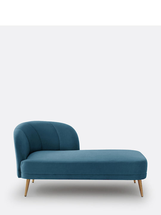 Recliner Samt Blau L162xW159xH81cm