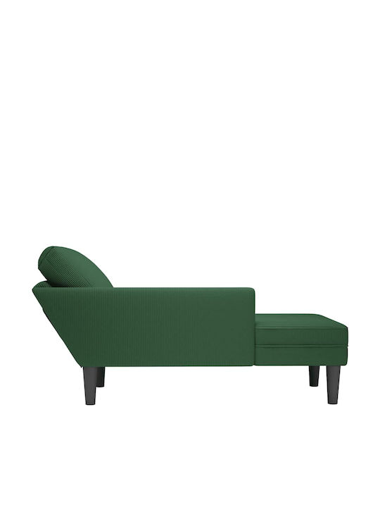 Fabric Recliner Green L132xW56xH72cm