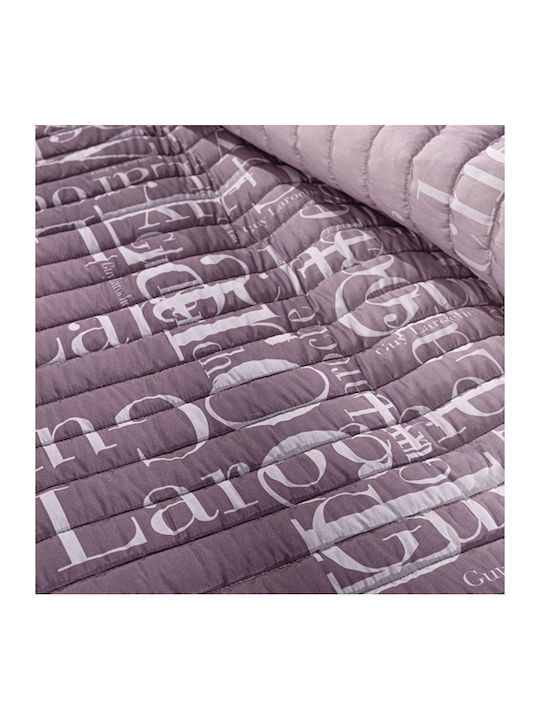 Guy Laroche Estella Κουβερλί Υπέρδιπλο Lilac 220x240cm