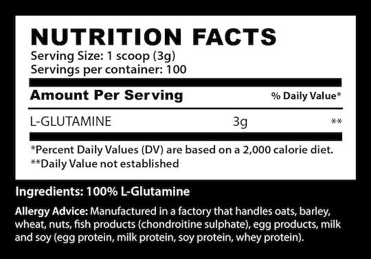 Fire & Spear L-Glutamine 300gr Unflavored