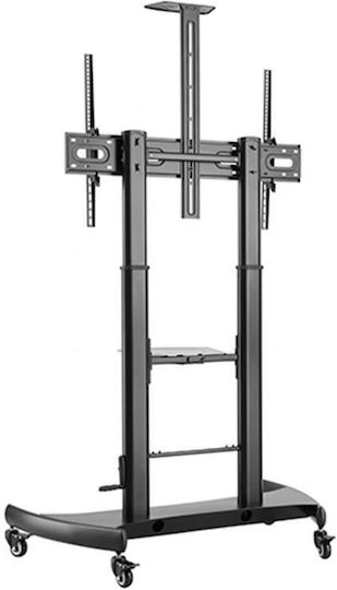 Gembird TVS-100T-02 Βάση Τηλεόρασης Δαπέδου έως 100"