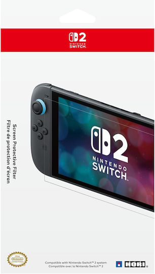Hori Screen Protective Filter Screen Protection Tempered Glass for Switch 2