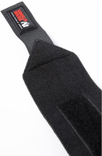 Gorilla Wear Περικάρπια Άρσης Βαρών Μαύρα 2 τμχ