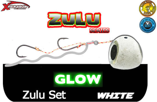 X-paragon Zulu Tenya Slider Set 80g White Glow Fluorescent
