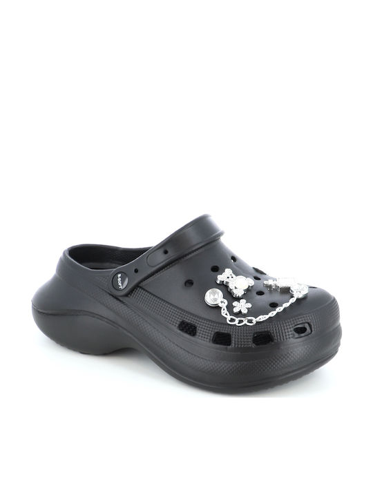 B-Soft Women's Clogs Black