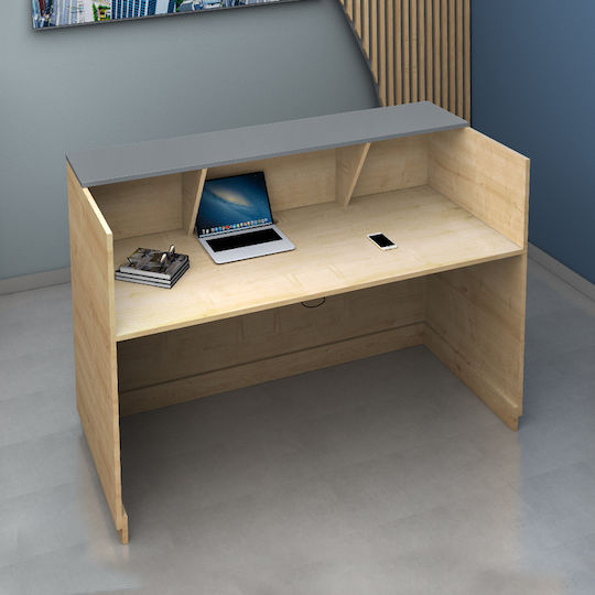 Megapap Gemini Office Reception L180xW70xH110cm