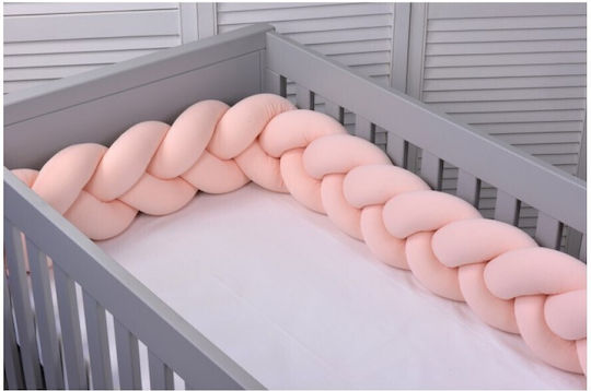 Baby Oliver Πάντα Πλεξούδα Εσωτερική Σομόν 20x200cm