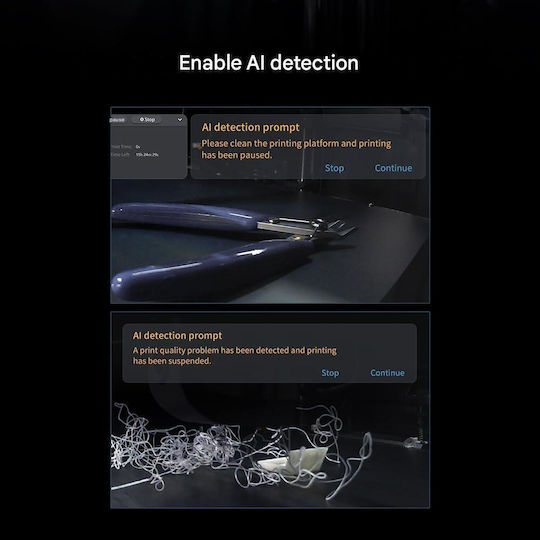 3d Printer Camera K1/k1 Max Ai Detection 1080p Hd Timelapse Live View Easy Installation Black