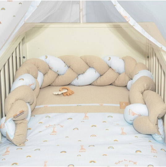 Baby Oliver Crib Bumpers Braided Inside Multicolour 20x200cm
