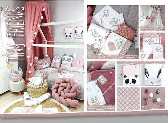 Baby Star Tiny Friends Gitterbettumrandung Innere Saftiger Apfel 40x185cm 7126.SAEP.MHLO