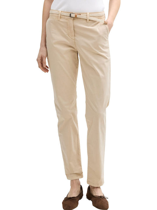Γυναικείο Chino Παντελόνι Summer Beige