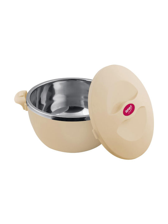 Lamart Lunchbox Isolierte Lunchbox Inox Beige 6500ml 1Stück