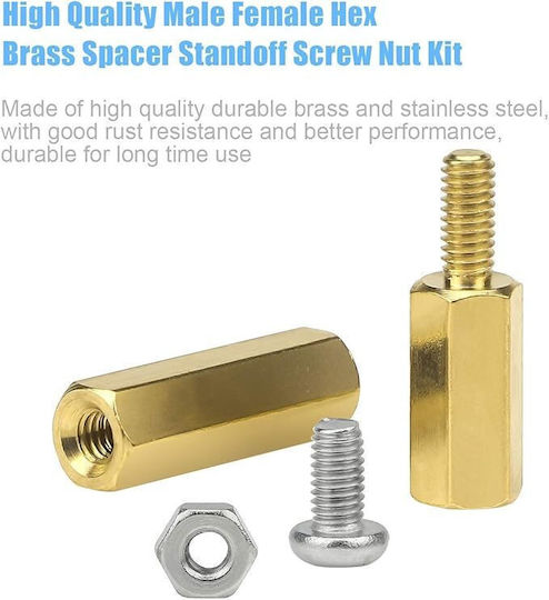 Set Spacers M3 250 Bucăți Șuruburi Șaibe Șaibe din Oțel Inoxidabil și Cupru Tip Raspberry Pi Placă de Bază Pcb Board Electronice diverse