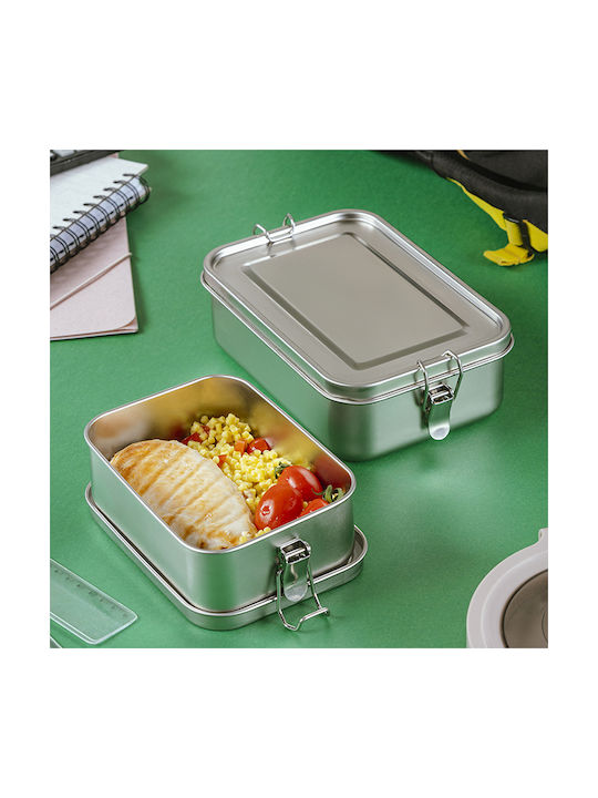 Nava Inox Lunch Box Silver 800ml