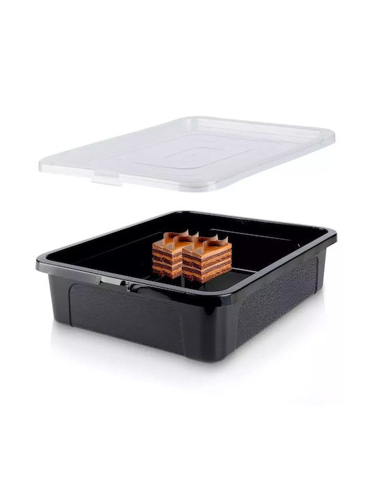 Vilde Plastic Lunch Box Black 10000ml