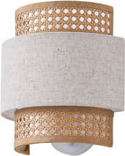 Eurolamp Modern Beige Wall Light with E27 Socket 23x24x14cm
