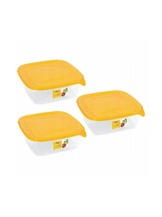 Curver Plastic Lunch Box Yellow 8000ml