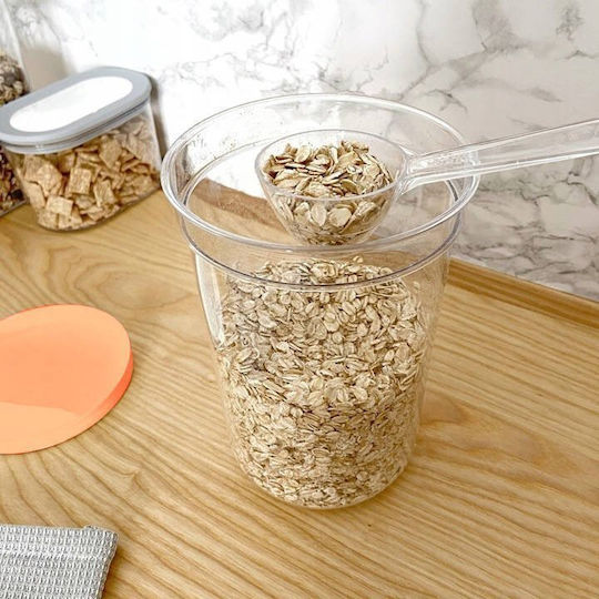 Round Food Container Spoon 1.7l Assorted