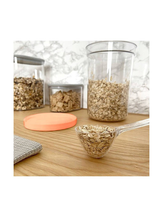 Round Food Container Spoon 1.7l Assorted