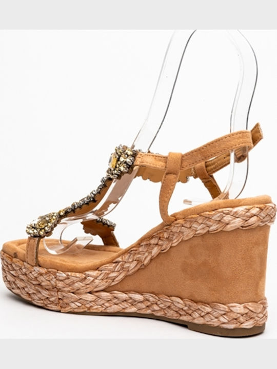 Women's Platform Shoes Beige