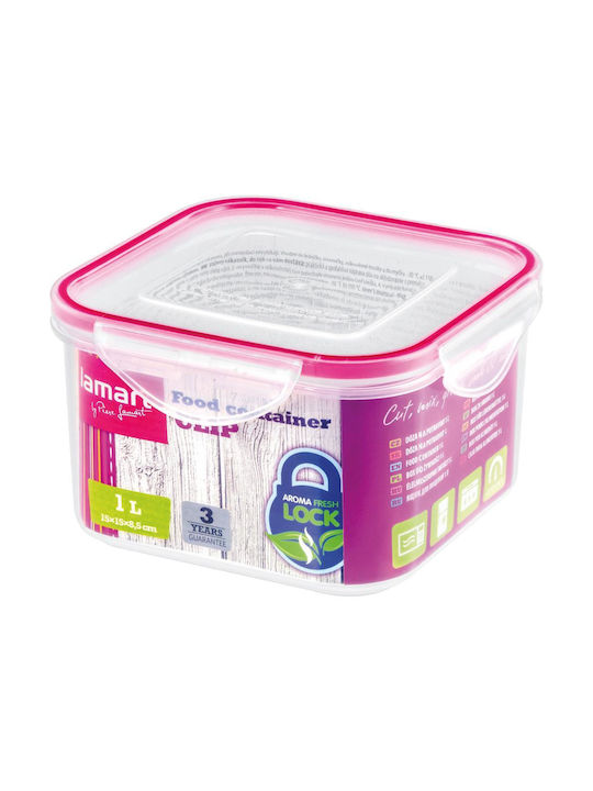 Lamart Microwave Plastic Lunch Box Transparent 1000ml