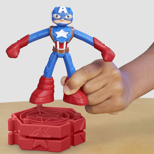 Hasbro Play-Doh Plasticină Set De Joc Captain America Pentru 3+ Ani 2 Buc
