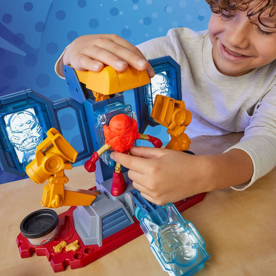 Hasbro Play-Doh Plasticină Set De Joc Iron Man Pentru 4+ Ani 6 Buc