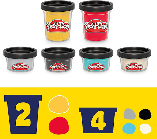 Hasbro Play-Doh Plasticină Set De Joc Iron Man Pentru 4+ Ani 6 Buc